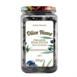 OLİVE HOME ORGANİK YAĞLI SALAMURA ZEYTİN 500 GR.