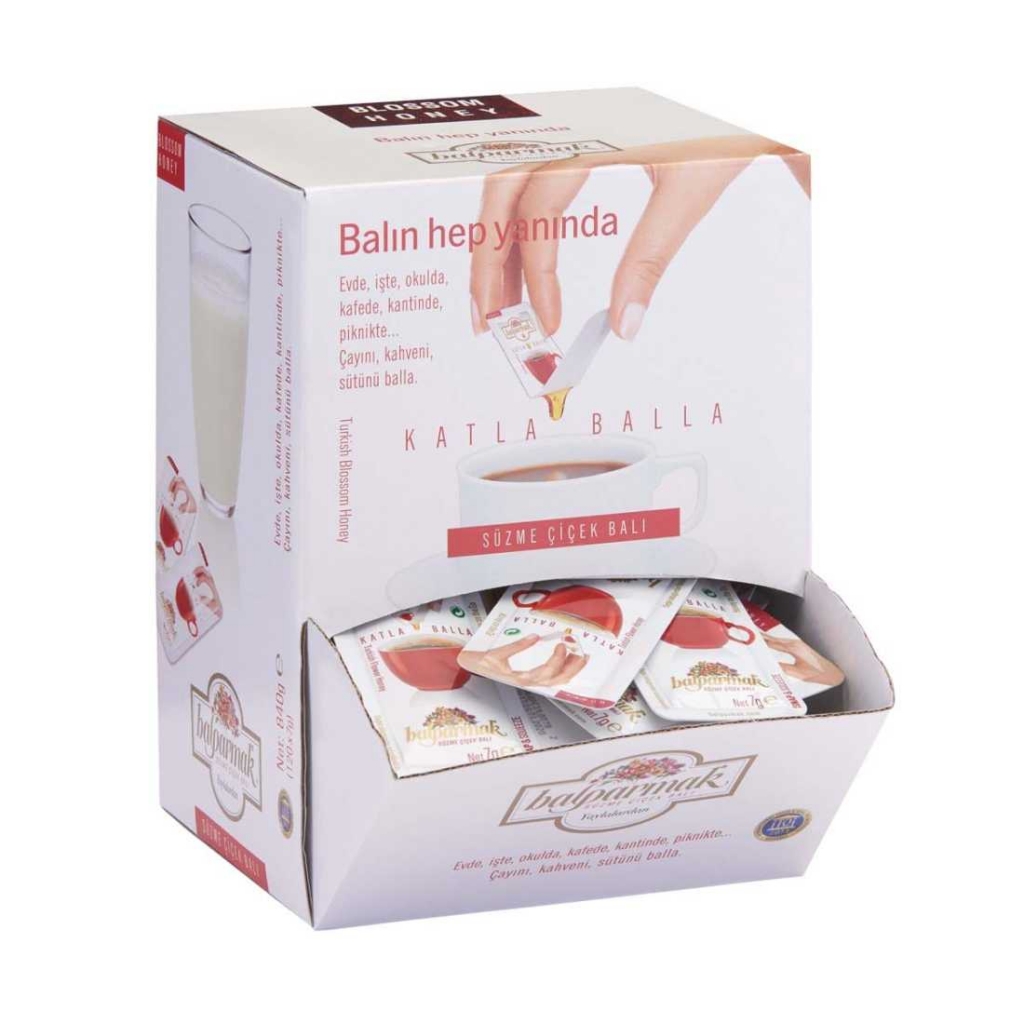 Balparmak Katla Balla Süzme Çiçek Balı 7 g x 120′li